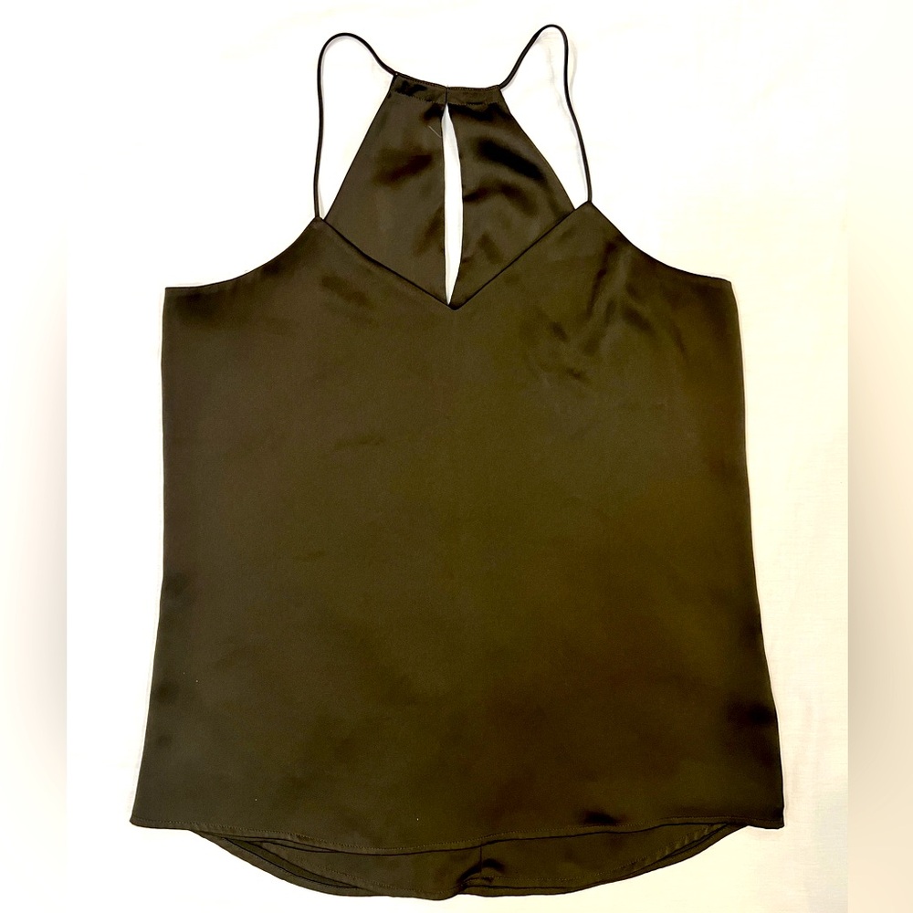 Express Size Small, Military Green Reversible Camisole (peephole & v-neck)